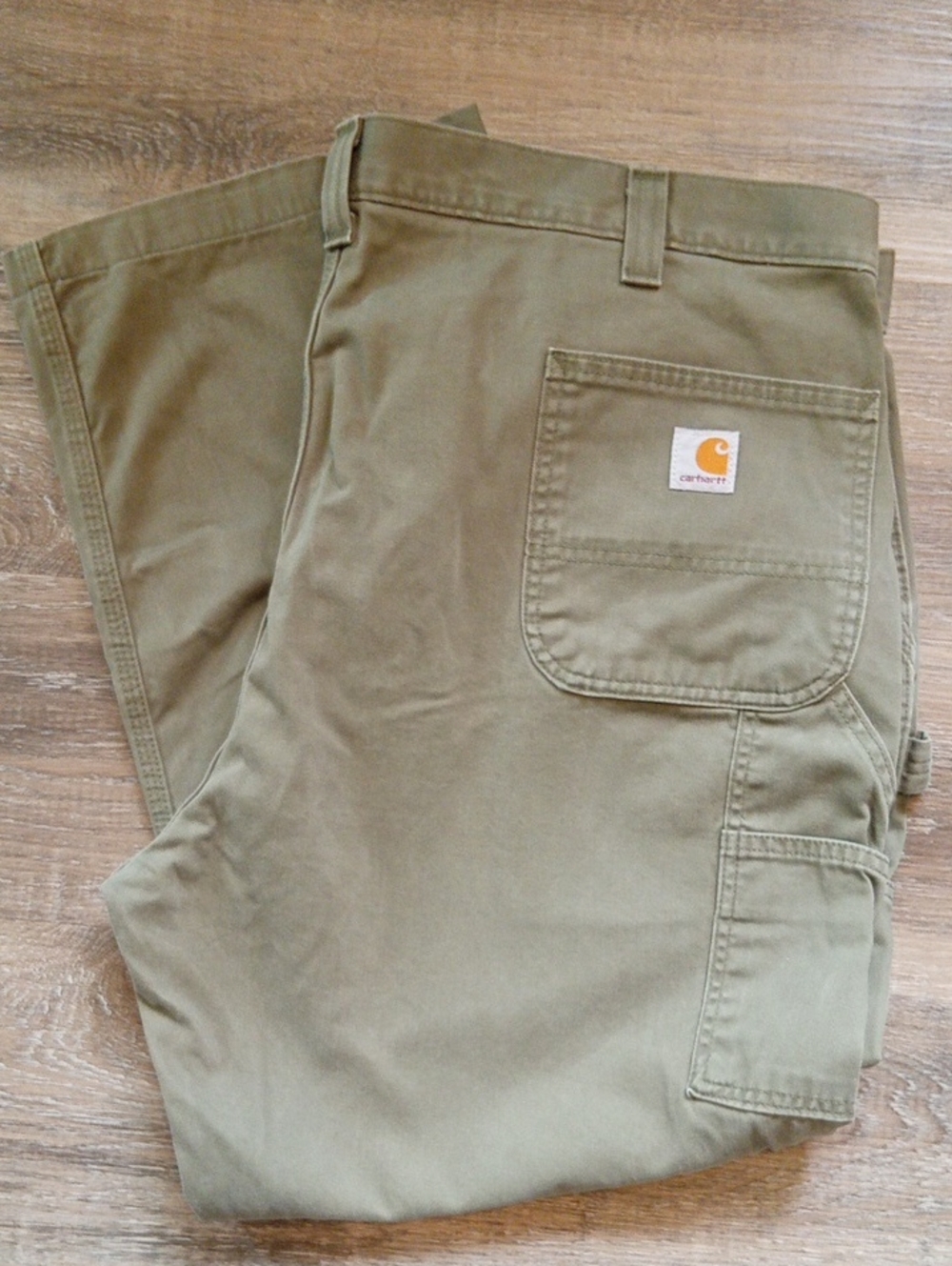 Carhartt Men’s Olive Green Cargo Work Pants